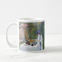 Childe Hassam - le service à thé de Terre-Cuits Tasse À Café
