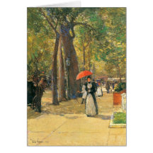 Childe Hassam - meurent le beim Washington S de Ci Carte De Vœux