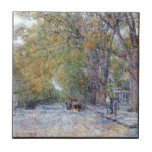 Childe Hassam - rue principale Hampton est Carreau
