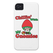 Chillin avec mon champignon de gnome de Gnomies Ka Coque Case-Mate iPhone 4