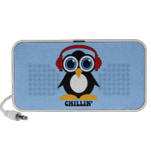 chillin de pingouin haut-parleur de voyage