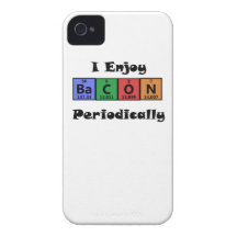 Chimie de la Science de lard de Tableau périodique Coque iPhone 4 Case-Mate