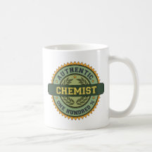 Chimiste authentique tasse à café