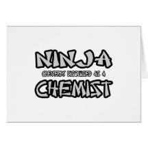 Chimiste de Ninja… Cartes De Vœux