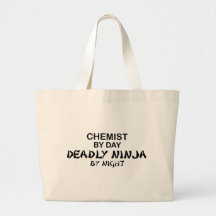 Chimiste Ninja mortel par nuit Sacs En Toile