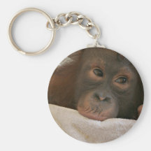 Chimpanzé Keychain de bébé Porte-clé
