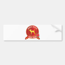 Chinois Crested Adhésif Pour Voiture