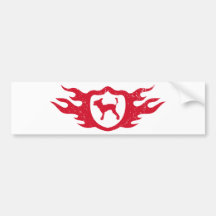 Chinois Crested Adhésif Pour Voiture
