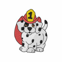 Chiot avec le chapeau polo brodé