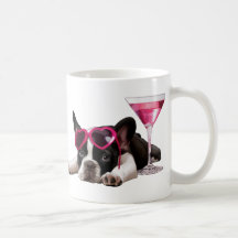Chiot de bouledogue français mug à café