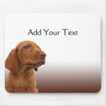 Chiot de Brown sur un gradient de Brown Tapis De Souris