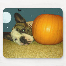 Chiot éffrayant Mousepad de Halloween Tapis De Souris