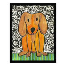 Chiot génial cartons d'invitation personnalisés