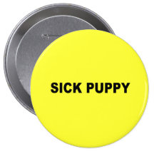 Chiot malade badges