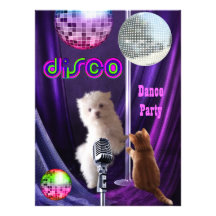 Chiot maltais de chat de chien de partie de disco 