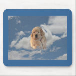 Chiot merveilleux de Mousepad de golden retriever Tapis De Souris