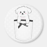 Chiot mignon de poche aimants