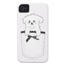 Chiot mignon de poche coque iPhone 4