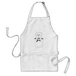 Chiot mignon de poche tablier