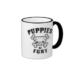 Chiots de fureur tasses à café