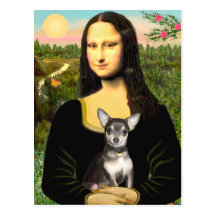 Chiwawa (BlueTan) - Mona Lisa Cartes Postales