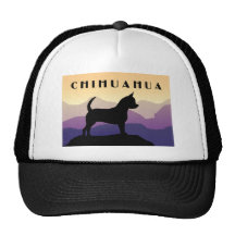 Chiwawa de montagnes pourpres casquette de camionneur