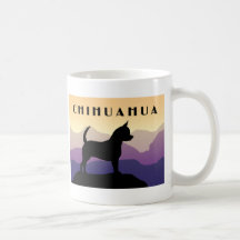 Chiwawa de montagnes pourpres tasse à café