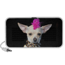 Chiwawa de punk rock haut-parleur ordinateur portable