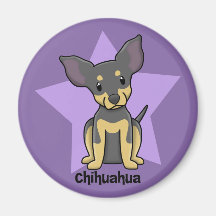 Chiwawa d'étoile de Kawaii - BT Aimant Pour Réfrigérateur