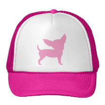 Chiwawa drôle rose casquettes de camionneur