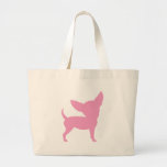 Chiwawa drôle rose sac fourre-tout