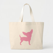 Chiwawa drôle rose sac fourre-tout