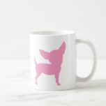 Chiwawa drôle rose tasse