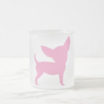 Chiwawa drôle rose tasse à café