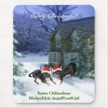 Chiwawa MickeyElvis AngelPearl Mousepad de Père No Tapis De Souris