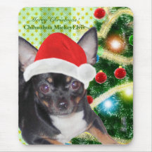 Chiwawa MickeyElvis Mousep de Père Noël Tapis De Souris