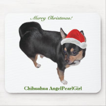 Chiwawa MickeyElvis Mousepad de Père Noël Tapis De Souris