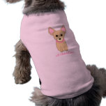 Chiwawa - rose t-shirts pour toutous