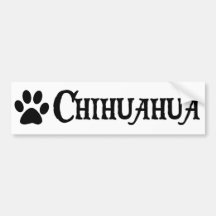 Chiwawa (style de pirate avec le pawprint) autocollants pour voiture