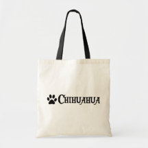 Chiwawa (style de pirate avec le pawprint) sacs en toile
