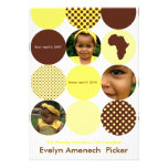 Chocolat et cercles de Bananna Faire-parts