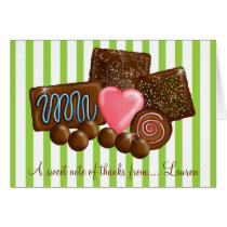 ChocolatesThank doux vous cartes de note cartes