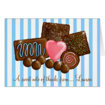 ChocolatesThank doux vous cartes de note cartes