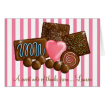 ChocolatesThank doux vous cartes de note cartes