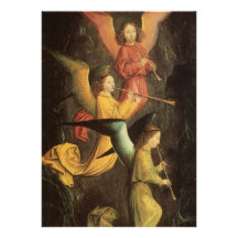 Choeur des anges par Simon Marmion, art de Renaiss Faire-parts