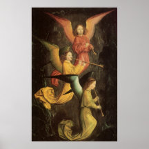 Choeur des anges par Simon Marmion, art de Renaiss Affiches