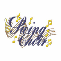 Choeur d'oscillation polos brodés