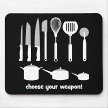 choisissez votre arme tapis de souris