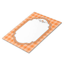 Choisissez votre bloc - notes confortable de plaid blocs-notes