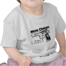 Choix de menu t-shirt